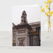 バッキンガム宮殿 カード (黄色い花)