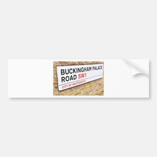 バッキンガム宮殿、ロンドン- バンパーステッカー (正面)