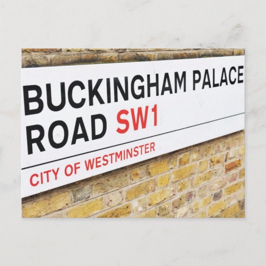 バッキンガム宮殿、ロンドン –  ポストカード (正面)