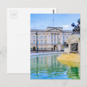 バッキンガム宮殿、ロンドンUKポストカード ポストカード (正面/裏面)