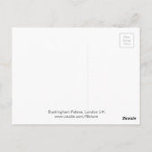 バッキンガム宮殿、ロンドンUKポストカード ポストカード (裏面)