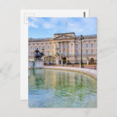 バッキンガム宮殿、ロンドンUKポストカード ポストカード (正面/裏面)