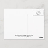 バッキンガム宮殿、ロンドンUKポストカード ポストカード (裏面)