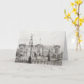 バッキンガム宮殿London.2006 カード (黄色い花)