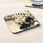 バッキングブルロデオライダー写真 コースター (左側)