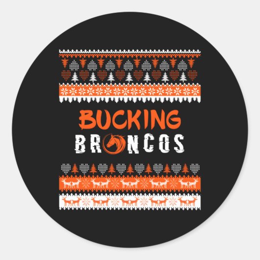 バッキングブロンコス醜い ラウンドシール (正面)