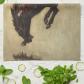 バッキングブロンコバイネウェルコンバーズワイエス キッチンタオル (折り畳み)