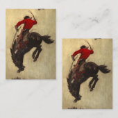 バッキングブロンコバイネウェルコンバーズワイエス ノートカード (正面/裏面)