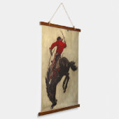 バッキングブロンコバイネウェルコンバーズワイエス 吊り下げ型タペストリー (傾斜あり)