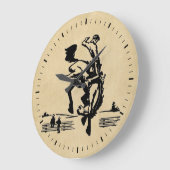 バッキングブロンコライダー ラージ壁時計 (傾斜)