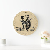 バッキングブロンコライダー ラージ壁時計 (ホーム)