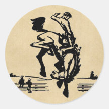 バッキングブロンコ馬とライダー