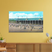 バッキング・コンテストの表示 キャンバスプリント (インサイチュ (リビング))