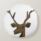 バッキーとスナッパー ラウンドクッション (正面)