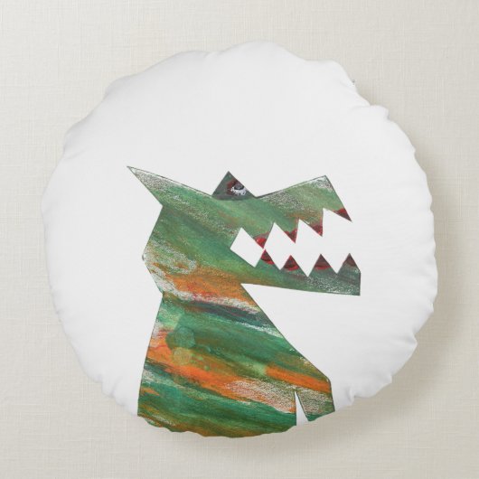 バッキーとスナッパー ラウンドクッション (裏面)