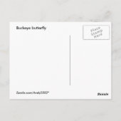 バッキーの蝶 ~ ポストカード (裏面)