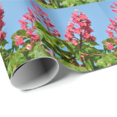 バッキーの赤い花ベビーボディスーツ ラッピングペーパー (ロールコーナー)