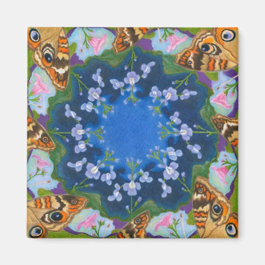 バッキーバタフライ冷凍機磁石 マグネット (正面)