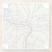 バッキーAZヴィンテージマップ ガラスコースター (裏面)