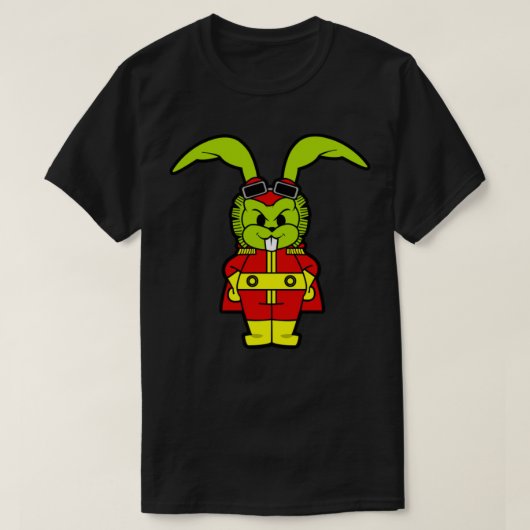 バッキーOHareチビ（小さくかわいく書いた感じ） Tシャツ (デザイン正面)