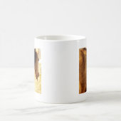 バックおもしろいスキン コーヒーマグカップ (中央)