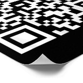 (バックおもしろい) Qr Do I 与え Like I A Fck Cod. ポスター (角)