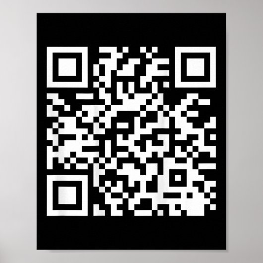 (バックおもしろい) Qr Do I 与え Like I A Fck Cod. ポスター (正面)