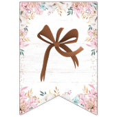 バックかドーか？赤ちゃんシャワーのリビール バンティングフラッグ (第1の旗)