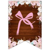 バックかドーか？赤ちゃんシャワーのリビール バンティングフラッグ (第2の旗)