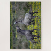 バックとバック遊の2頭 ジグソーパズル (縦)