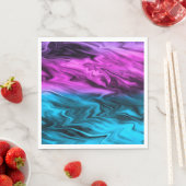 バックぼやけグランド・クリムゾン・ブルー スタンダードランチョンナプキン (インサイチュ)