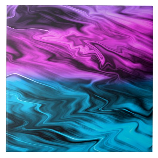 バックぼやけグランド・クリムゾン・ブルー タイル (正面)