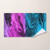 バックぼやけグランド・クリムゾン・ブルー バスタオルセット (ハンドタオル)