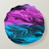 バックぼやけグランド・クリムゾン・ブルー ラウンドクッション (裏面)