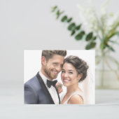 バックを見る - 結婚式 ポストカード (スタンド正面)