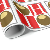 バックアイズのナットのオハイオ州の包装紙のギフト用包装紙 ラッピングペーパー (ロールコーナー)