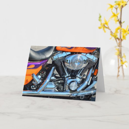 バックアップと走バイクもしくは自転車に乗る人のGet Well Card カード (黄色い花)