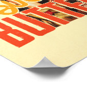 "バックアップバターカップ"ヴィンテージウェスタンピンナップガール ポスター (角)