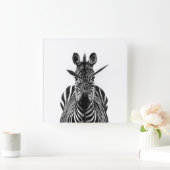 バックアップ計画III スクエア壁時計 (ホーム)