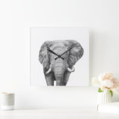 バックアップ計画IV スクエア壁時計 (ホーム)