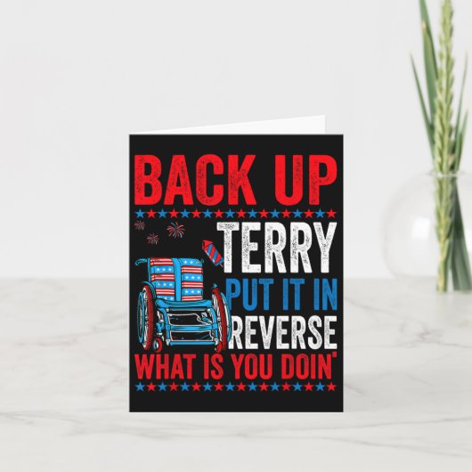 バックアップTerryそれをJuの4番目のリバース花火に入れる カード (正面)