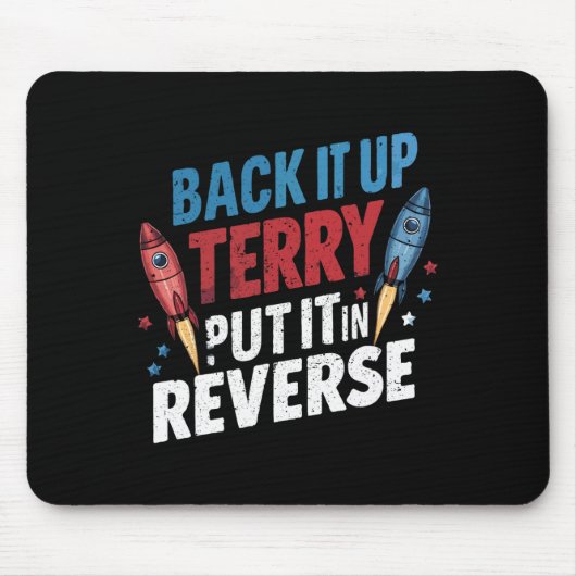 バックアップTerryを逆火打ち4番目の マウスパッド (正面)