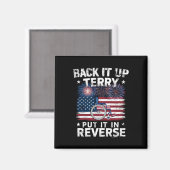 バックアップTerryを逆花火に入おもしろいれ マグネット (正面/裏面)