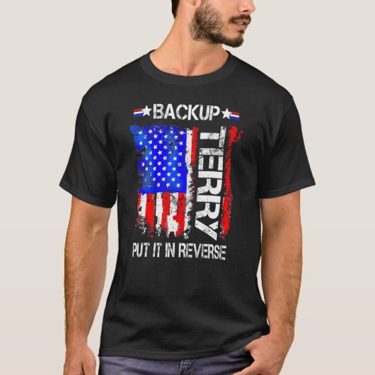 バックアップTerry逆向き1 Tシャツ (正面)