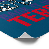 バックアップTerry逆火に入おもしろいれ ポスター (角)