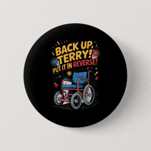 バックアップTerry 7月4日裏おもしろいに置く 缶バッジ