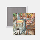 バックアリーの猫たち マグネット (正面/裏面)