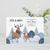 バックアンドサンベビーシャワー招待状 招待状 (スタンド正面)