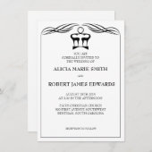 バックアンドドウ結婚式招待状 招待状 (正面/裏面)