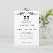 バックアンドドウ結婚式招待状 招待状 (スタンド正面)